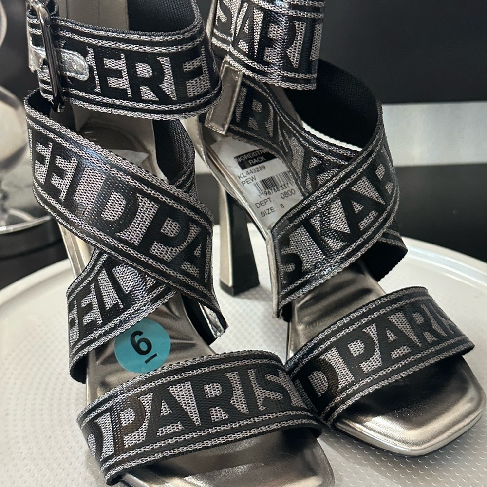 🆕Karl Lagerfeld CARELIZ F24 Ankle Strap 4.5” Heels - Picture 8 of 10